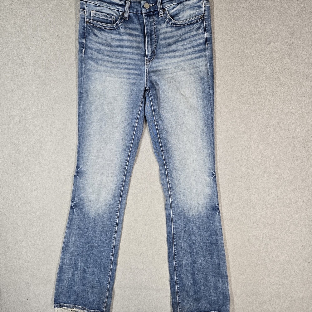 BKE Women Jeans 28 Blue Denim Parker Bootcut High Rise Stretch 33" Inseam NWT